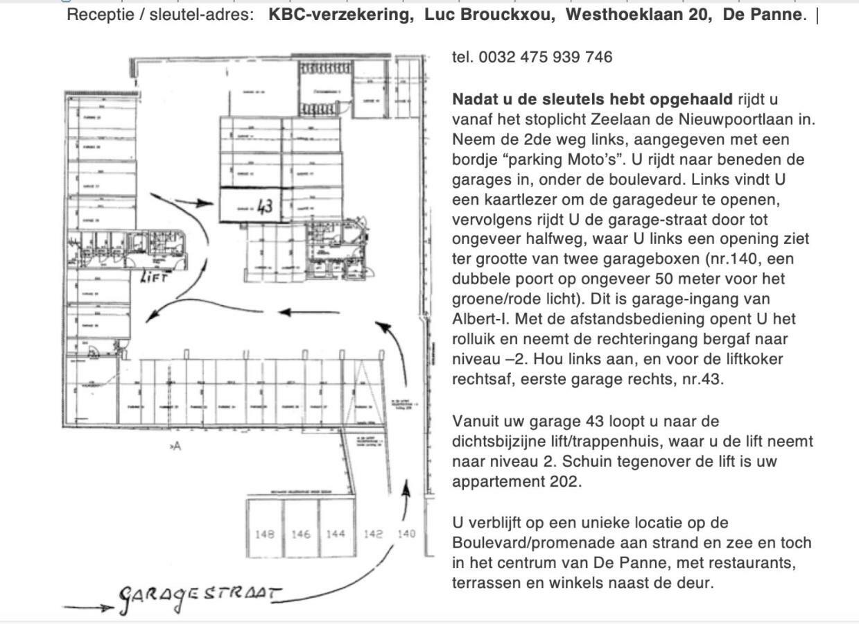 Residentie Albert-1, App.202, Zeelaan 214 De Panne Exteriér fotografie
